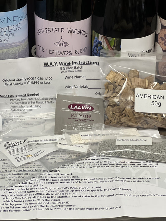 WINE YEAST STARTER PACK**